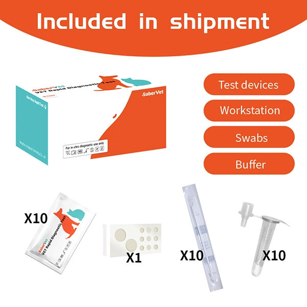 SaberVet Canine Parvovirus/Corona Virus Antigen Combo Rapid Test