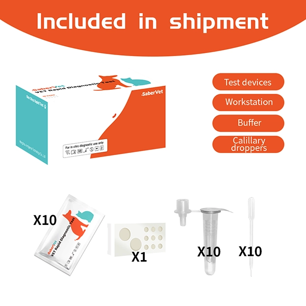 Sabervet Canine Distemper Virus/Parvo Virus Antibody Combo Rapid Test