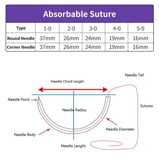 PGA Absorbable Suture 1